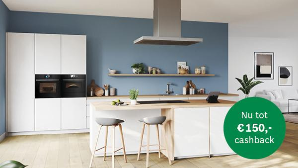 Bosch actiekeuken met inductiekookplaat en ovens